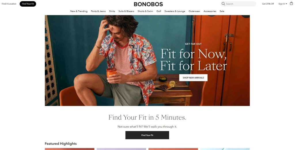 bonobos website image